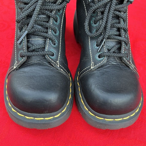 Dr. Martens Chunky Black Platform Ankle Boots - Picture 14 of 17